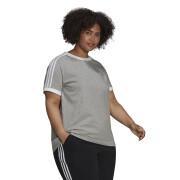 T-shirt donna taglia grande adidas Originals Adicolor 3-Stripes
