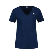 T-shirt da donna con scollo a V Le Coq Sportif Essentiels N°1