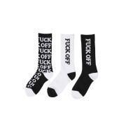 Calzini Mister Tee Fuck OFF Allover 3 - Pack