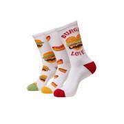 Calzini Mister Tee Burger Hot Dog 3-Pack