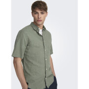 Camicia Only & Sons Caiden Solid Linen