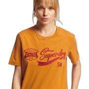 Maglietta da donna Superdry Vintage Script Style College