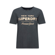 Maglietta da donna Superdry Luxe Metallic