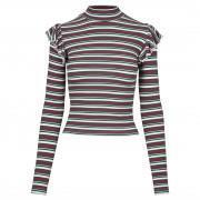 T-shirt donna Urban Classic Striped volant turtlene