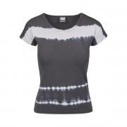 T-shirt donna taglie grandi Urban Classic Striped Lace