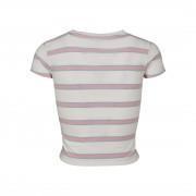 T-shirt donna Urban Classics stripe cropped