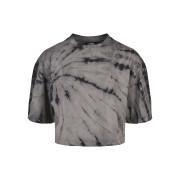 T-shirt donna Urban Classics oversized cropped tie dye