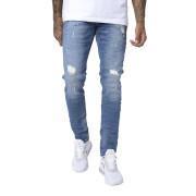 Jeans slim di base con effetto consumato e maculato Project X Paris