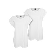 t-shirt da donna Urban Classics Extended Shoulder (x2)