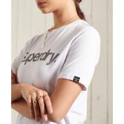 T-shirt a maniche corte da donna Superdry Core Logo